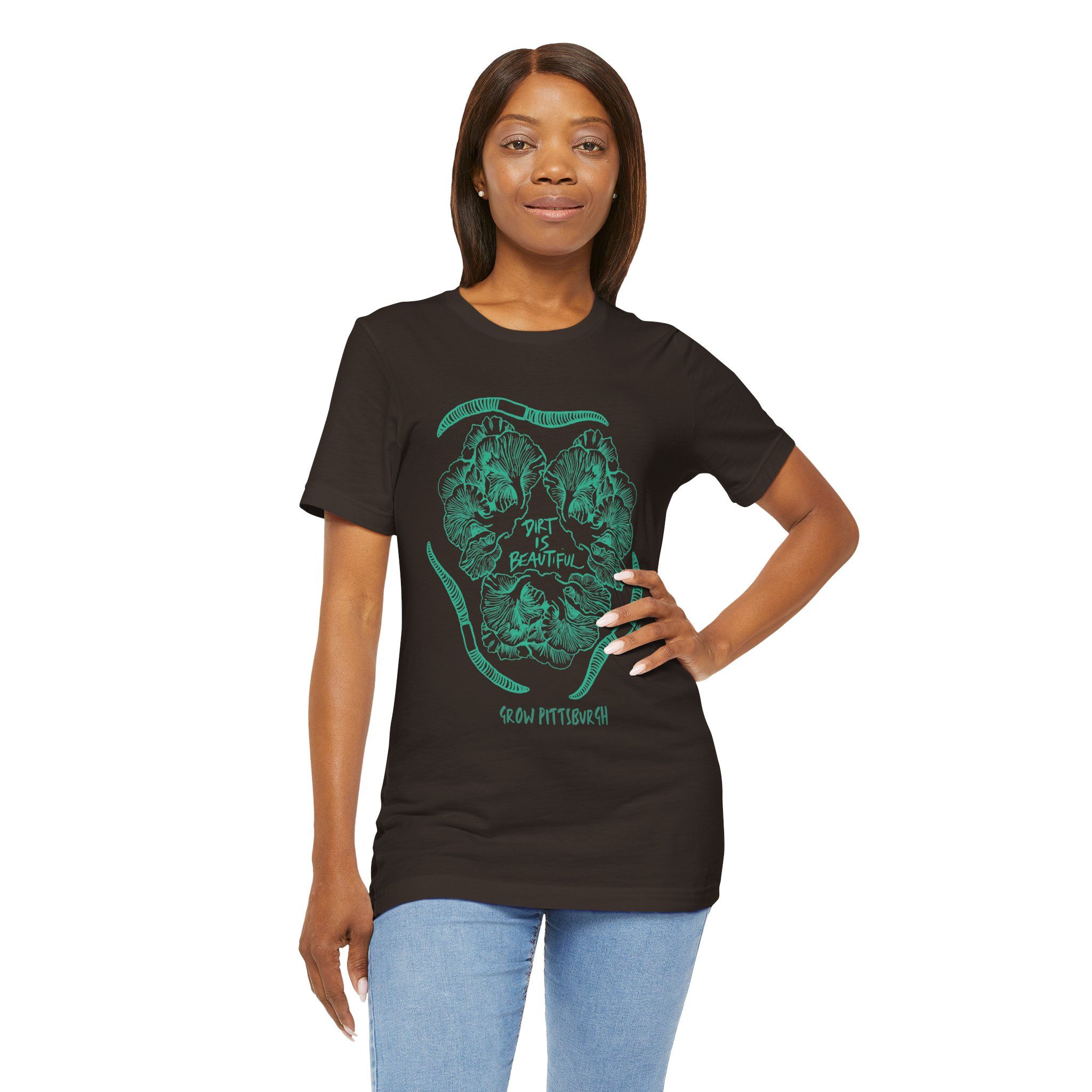 Dirt is Beautiful Tee - Green - Image 4